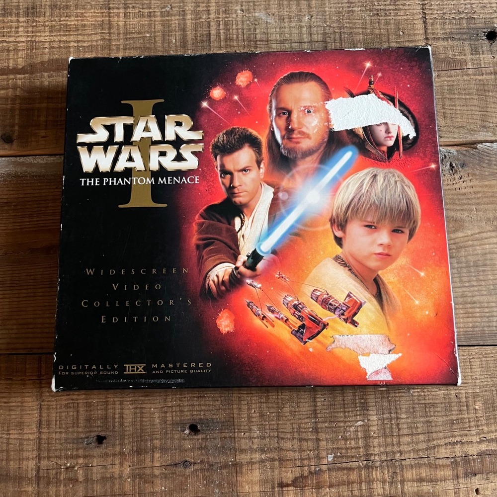 Star Wars Episode I The Phantom Menace Widescreen Collector's Edition VHS Set